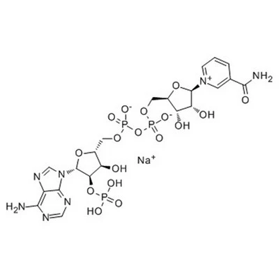 Beeta-Nikotiinamiidadeniindinukleotiidfosfaatnaatriumsool, Reag. CAS 1184-16-3